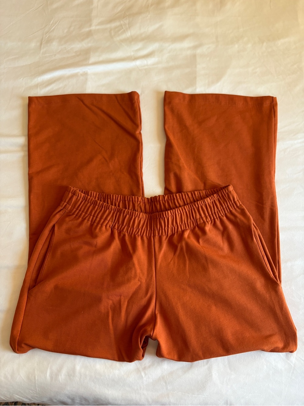 Jova Pumpkin Straight Leg Sweatpants Cozy Comfy Fall